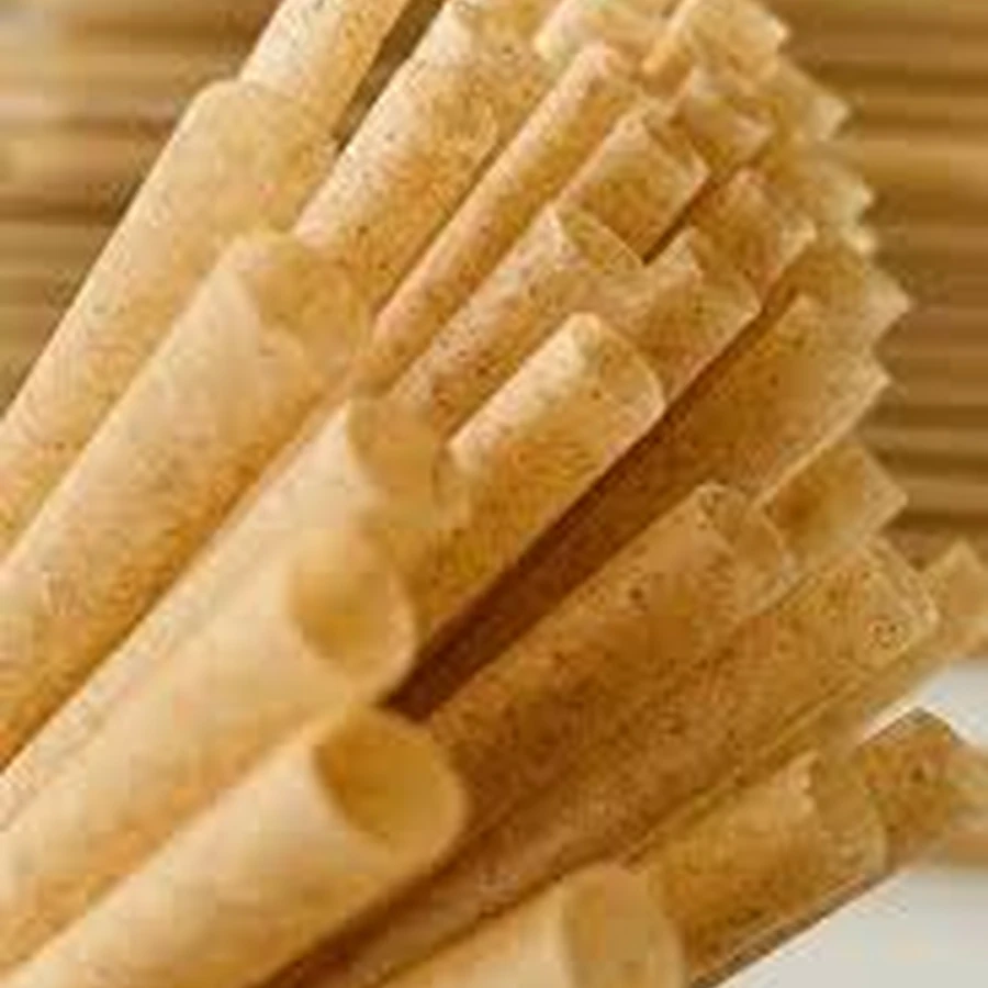 Close-up of agave straws